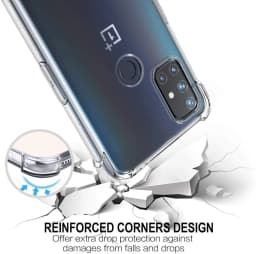 Airbag Shockproof Silicone for Oneplus Nord N10 N100 5G NordN10 NordN100 Original Soft Transparent TPU One Plus Back Cover Funda