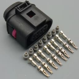 worldgolden 2,3,4,6,8Pin male female Electrical Harness Connector Plug Wiring For VW Audi A4 A6 A8 Q5 Q7 2004 - 2009 1J0973702