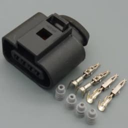 worldgolden 2,3,4,6,8Pin male female Electrical Harness Connector Plug Wiring For VW Audi A4 A6 A8 Q5 Q7 2004 - 2009 1J0973702