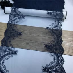Bilateral Embroidered Lace Trim Net Embroidery Tulle Lace Fabric Mesh DIY Lace Sewing Fabric Bra Crafts for Lingerie Needle Work