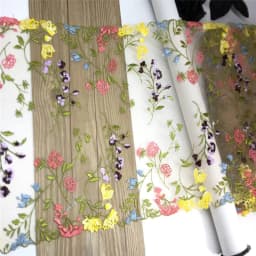 Bilateral Embroidered Lace Trim Net Embroidery Tulle Lace Fabric Mesh DIY Lace Sewing Fabric Bra Crafts for Lingerie Needle Work