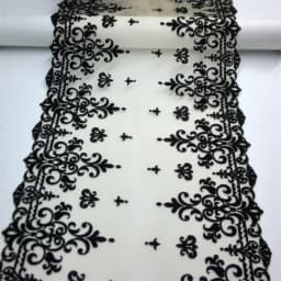 Bilateral Embroidered Lace Trim Net Embroidery Tulle Lace Fabric Mesh DIY Lace Sewing Fabric Bra Crafts for Lingerie Needle Work