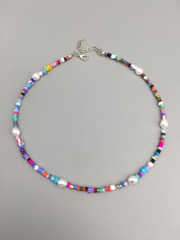 Multicolor Seed beads Choker Necklace For Women Girls Bohemia Trendy Multi Sizes Beads Short Necklace Women Jewelry For Beach