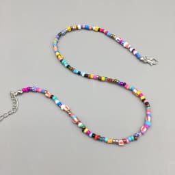 Multicolor Seed beads Choker Necklace For Women Girls Bohemia Trendy Multi Sizes Beads Short Necklace Women Jewelry For Beach