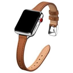 For Apple Watch Ultra 2 49mm 6 Se 40Mm 44Mm 8 41Mm 45Mm Band Slim Leather Strap For Iwatch 9 8 7 5 38Mm Bands Women Thin Correa