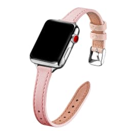 For Apple Watch Ultra 2 49mm 6 Se 40Mm 44Mm 8 41Mm 45Mm Band Slim Leather Strap For Iwatch 9 8 7 5 38Mm Bands Women Thin Correa