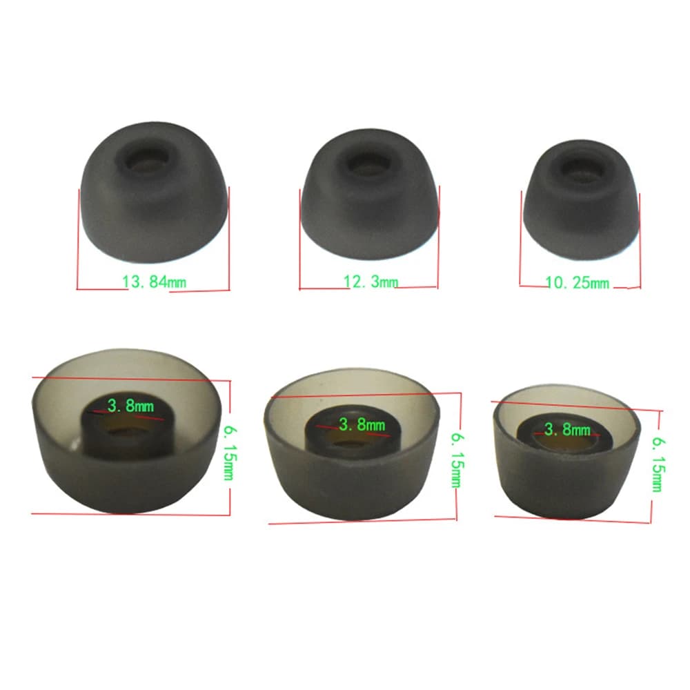 S/M/L Silicone Ear Tips In-Ear Tips Earbuds for Jabra Elite 75t/ 65t/ Active/ Sport Evolve Wireless Headphones Ear Sleeve