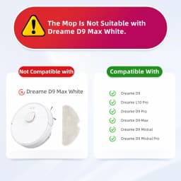 Fit For ( Dreame D9 Max, L10 Pro, D9 Pro, D9 Mistral Pro, Trouver Robot LDS Vacuum-Mop Finder ) Part Brush Mop Filter Water Tank