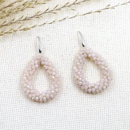 INKDEW New Fashion Water Drop Earrings for Women Faceted Beads Handmade Crystal Big Long Earrings Jewelry Vintage boho EA004