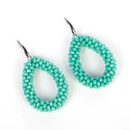 INKDEW New Fashion Water Drop Earrings for Women Faceted Beads Handmade Crystal Big Long Earrings Jewelry Vintage boho EA004