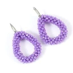 INKDEW New Fashion Water Drop Earrings for Women Faceted Beads Handmade Crystal Big Long Earrings Jewelry Vintage boho EA004