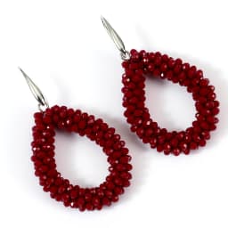 INKDEW New Fashion Water Drop Earrings for Women Faceted Beads Handmade Crystal Big Long Earrings Jewelry Vintage boho EA004