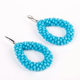 INKDEW New Fashion Water Drop Earrings for Women Faceted Beads Handmade Crystal Big Long Earrings Jewelry Vintage boho EA004