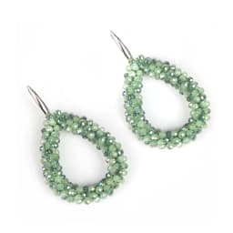 INKDEW New Fashion Water Drop Earrings for Women Faceted Beads Handmade Crystal Big Long Earrings Jewelry Vintage boho EA004