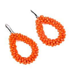 INKDEW New Fashion Water Drop Earrings for Women Faceted Beads Handmade Crystal Big Long Earrings Jewelry Vintage boho EA004