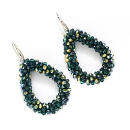 INKDEW New Fashion Water Drop Earrings for Women Faceted Beads Handmade Crystal Big Long Earrings Jewelry Vintage boho EA004