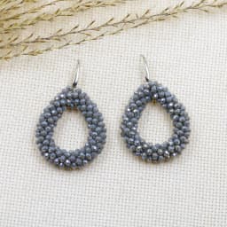 INKDEW New Fashion Water Drop Earrings for Women Faceted Beads Handmade Crystal Big Long Earrings Jewelry Vintage boho EA004