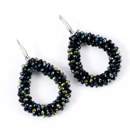 INKDEW New Fashion Water Drop Earrings for Women Faceted Beads Handmade Crystal Big Long Earrings Jewelry Vintage boho EA004
