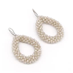 INKDEW New Fashion Water Drop Earrings for Women Faceted Beads Handmade Crystal Big Long Earrings Jewelry Vintage boho EA004