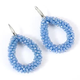 INKDEW New Fashion Water Drop Earrings for Women Faceted Beads Handmade Crystal Big Long Earrings Jewelry Vintage boho EA004