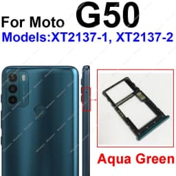 Sim Card Tray Slot Holder For Motorola Moto G10 G20 G30 G50 G60 G60S G50 5G Reader Card Socket Adapter Replacement Parts