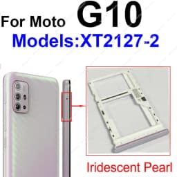 Sim Card Tray Slot Holder For Motorola Moto G10 G20 G30 G50 G60 G60S G50 5G Reader Card Socket Adapter Replacement Parts