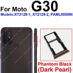 Sim Card Tray Slot Holder For Motorola Moto G10 G20 G30 G50 G60 G60S G50 5G Reader Card Socket Adapter Replacement Parts