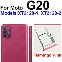 Sim Card Tray Slot Holder For Motorola Moto G10 G20 G30 G50 G60 G60S G50 5G Reader Card Socket Adapter Replacement Parts
