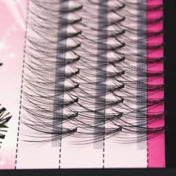 60pcs Individual Cluster Eye Lashes Professional Makeup Grafting Fake False Eyelashes for Eyelash Extensions False Eyelashes Tab