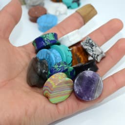 1PAIR Stone Ear Plug Tunnel Ear Piercings Earring Gauges Helix Piercing Ear Stretcher Ear Plugs Body Piercing Jewelry6mm-25mm