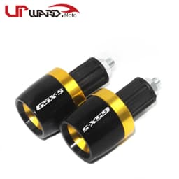 Motorcycle 7/8" 22MM Handlebar Hand Grips Handle Bar End Cap Fit For GSXS GSX-S 125 150 750 1000 F ABS GSXS750 GSXS1000