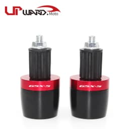 Motorcycle 7/8" 22MM Handlebar Hand Grips Handle Bar End Cap Fit For GSXS GSX-S 125 150 750 1000 F ABS GSXS750 GSXS1000