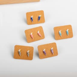 Porcelain Multicolor Ceramic Earrings Anti-allergic Cartoon cute little animal jewelry #LY526 aretes acero inoxidable mujer