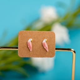 Porcelain Multicolor Ceramic Earrings Anti-allergic Cartoon cute little animal jewelry #LY526 aretes acero inoxidable mujer