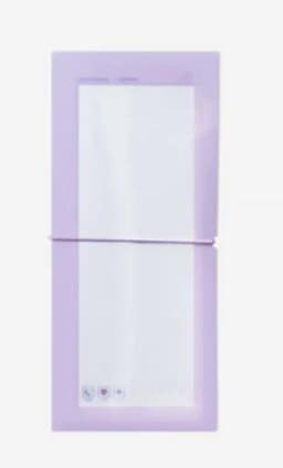 Jelly Pure Color 30 Pcs PP Sheets Photo Booth Album for 2x6 Inch Photo Strips Stickers Bookmarks Collection Book Album
