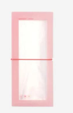 Jelly Pure Color 30 Pcs PP Sheets Photo Booth Album for 2x6 Inch Photo Strips Stickers Bookmarks Collection Book Album