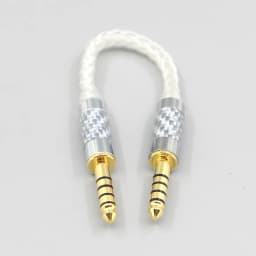 99% 8 Core Pure Silver Gold 16 OCC Mxied Cable 4.4mm Balanced 3.5mm Stereo Male to Male Audio Adapter IFI Zen DAC LN007720
