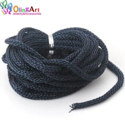 OlingArt 4mm 5M/Lot Gold Silver Metal Colorful Mesh Soft Thread DIY Bracelet/Necklace/Shoes/Hat/Bag Hand Jewelry Making