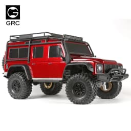 GRC1/10 Side Skirt Skid Plates Metal Chequered Decorative Diamond Sheets for Traxxas TRX4 Defender Body Shell Upgrade parts
