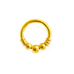 Flower Shape Nose Ring Septum Clicker Helix Piercing Ear Cartilage Daith Hoop Body Piercing For Women Men 316L Surgical Steel