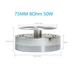 Sounderlink High Power Resonance Vibration Speaker Powerful Bass Subwoofer Drive Plane Shaker 75MM 100MM Loudspeaker 100W