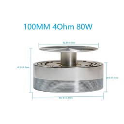 Sounderlink High Power Resonance Vibration Speaker Powerful Bass Subwoofer Drive Plane Shaker 75MM 100MM Loudspeaker 100W