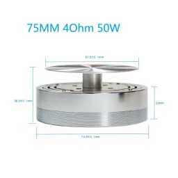 Sounderlink High Power Resonance Vibration Speaker Powerful Bass Subwoofer Drive Plane Shaker 75MM 100MM Loudspeaker 100W