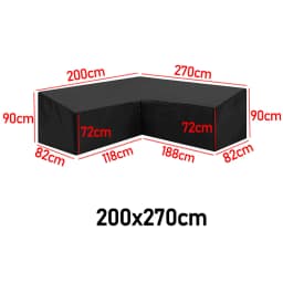 15 sizes Corner Outdoor Sofa Cover Garden Rattan Corner Furniture Cover V Shape L ShapeWaterproof Sofa Protect Set Dust Covers
