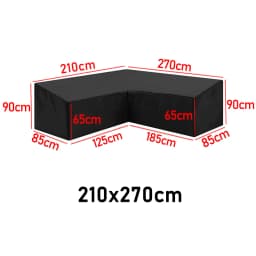 15 sizes Corner Outdoor Sofa Cover Garden Rattan Corner Furniture Cover V Shape L ShapeWaterproof Sofa Protect Set Dust Covers