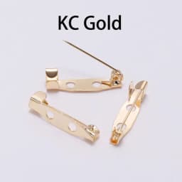 50pcs/lot 15 20 25 30 35 40mm Metal Safety Brooch Clip Base Pins Blank Bases Settings Brooch For DIY Jewelry Making Supplies