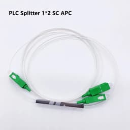 5pcs 10pcs Opitc Fiber Splitter 1x2 1×4 1×8 1×16 1×32 Optical Fiber Connector Tube Splitter SC APC Connector Splitter Connector