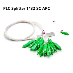 5pcs 10pcs Opitc Fiber Splitter 1x2 1×4 1×8 1×16 1×32 Optical Fiber Connector Tube Splitter SC APC Connector Splitter Connector