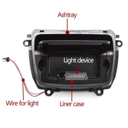 New Center Console ABS Ashtray Box Assembly Replacement For Bmw 5 Series F10 F11 F18 51169213656 51169206347