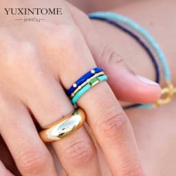 24K Gold-Plated /Silver Enamel Ring Slim Round Women Luxury Green /Purple/Pink Zircon CZ Rings Wedding Anniversary Fine Jewelry